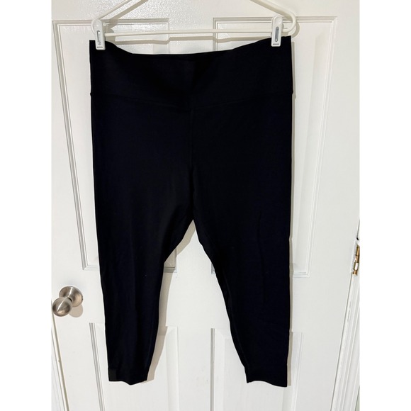 Unrl Pants - UNRL Womens Black High Waisted Leave A Legacy Leggings Size 2XL Activewear